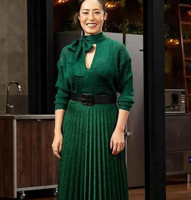 melissa leong green dress Masterchef's Leong's best fashion moments melissa leong children