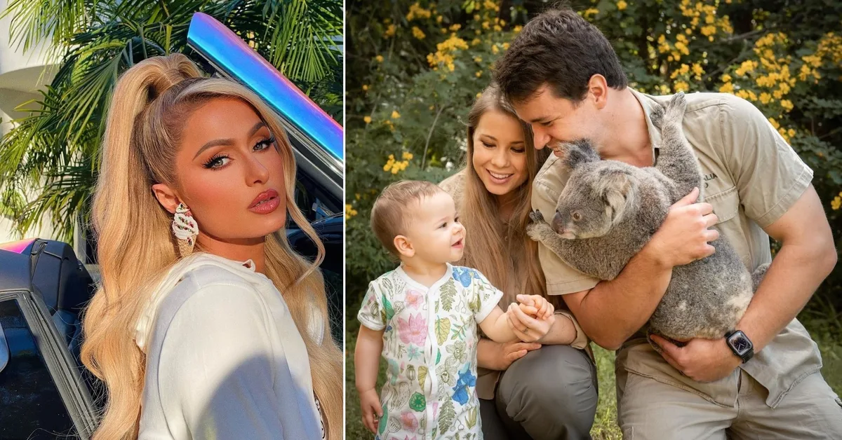 How Paris Hilton and the Irwin family got together for their Uber Eats