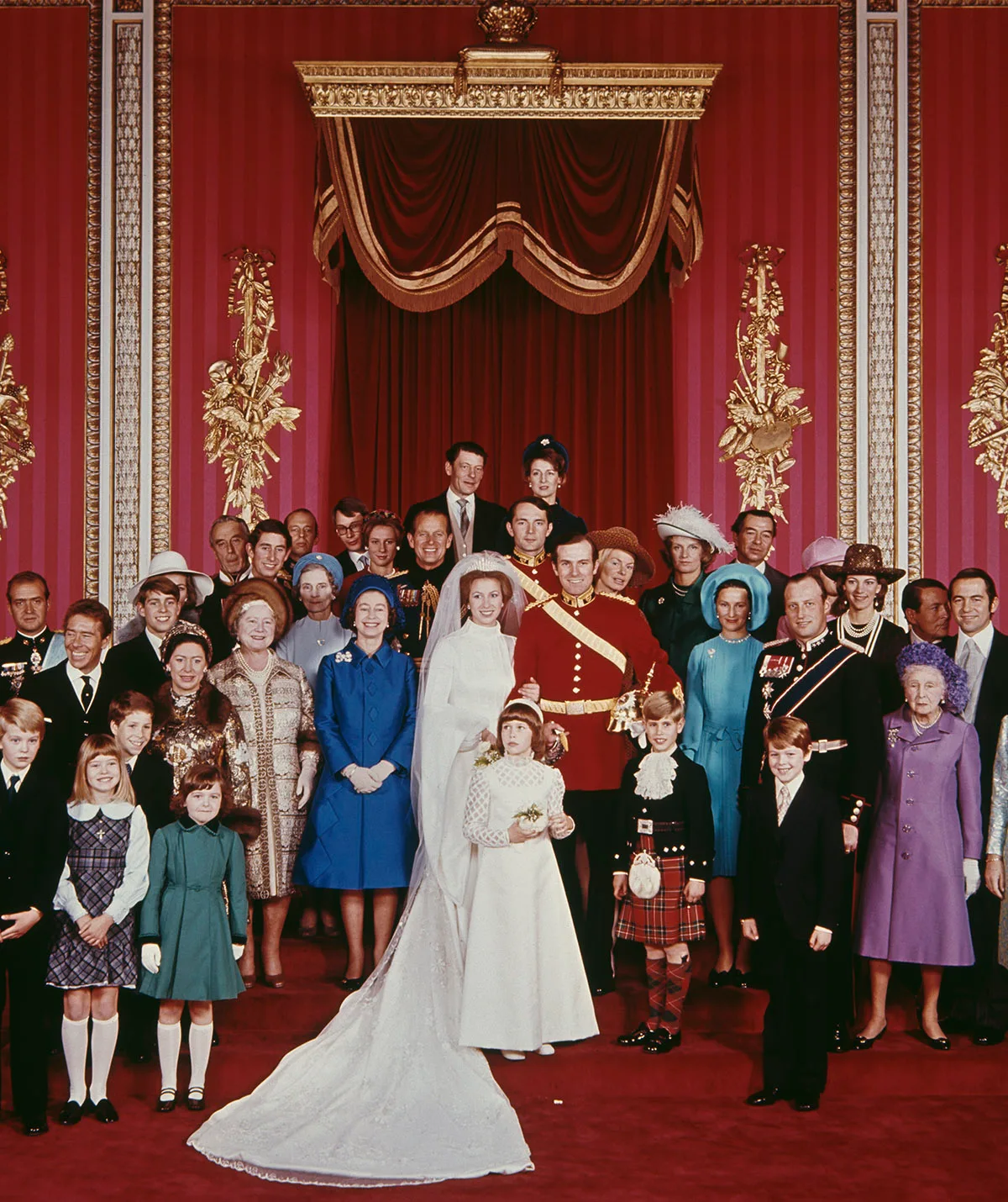 Princess Anne and Sir Timothy Laurence wedding