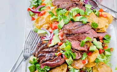 Healthy nachos! Try this Tex-Mex Beef Salad