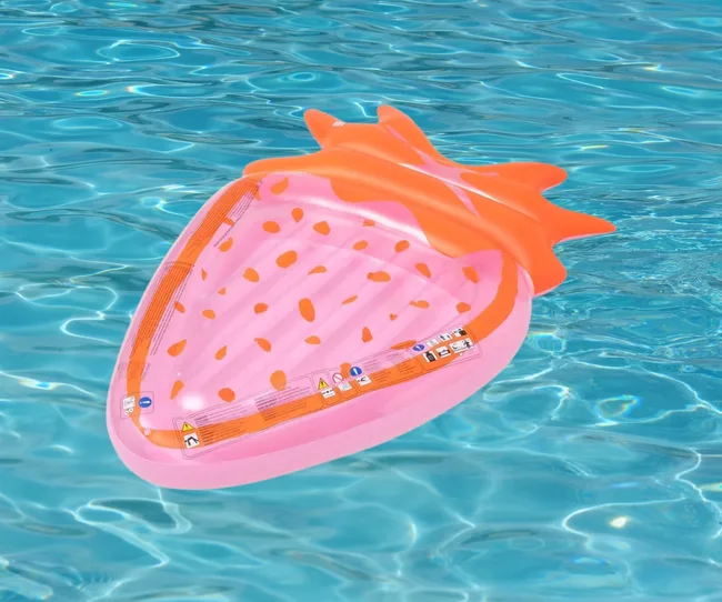 Sunnylife Strawberry Luxe Lie On Inflatable.