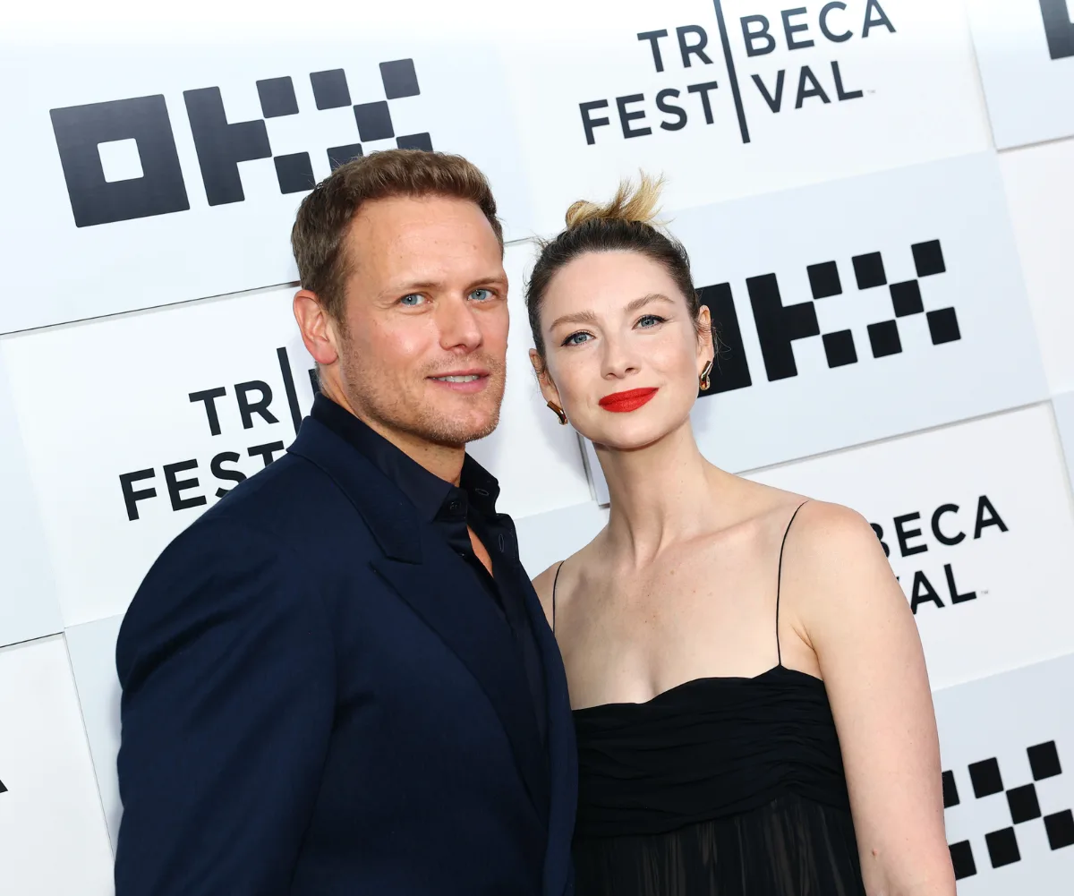 outlander actor sam heughan girlfriend caitriona balfe 