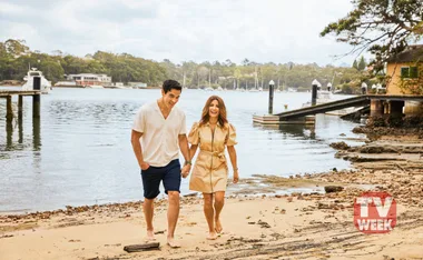 Ada Nicodemou and James Stewart discuss their on-screen romance and love of the festive season