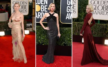All of Naomi Watts’ best moments and looks at the Golden Globes over the years