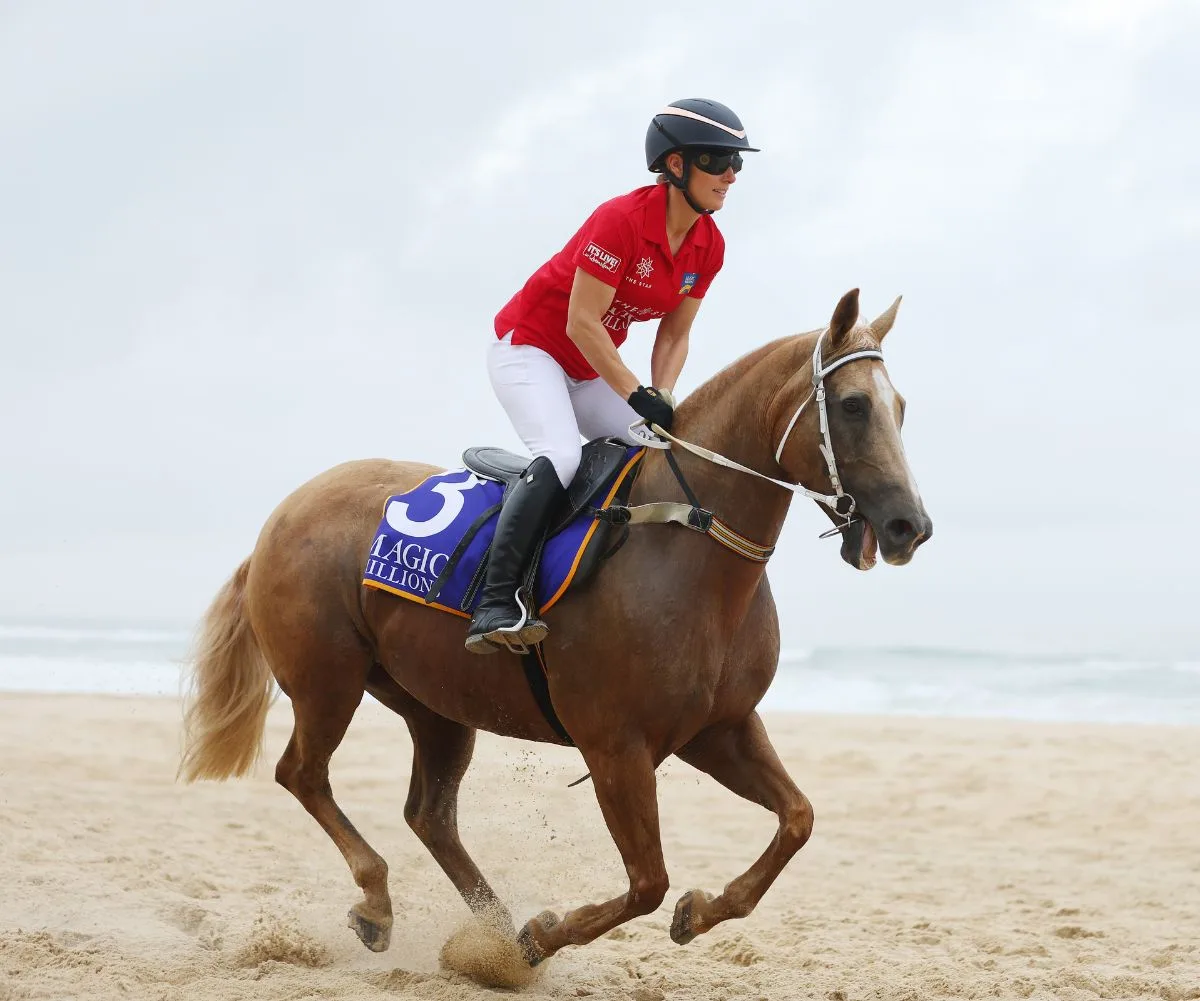 Zara Tindall horse riding