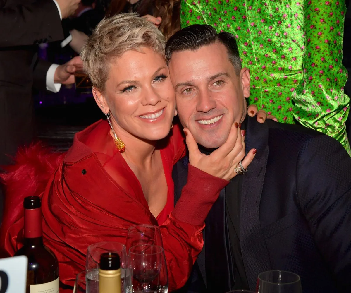 Pink and her husband Carey Hart