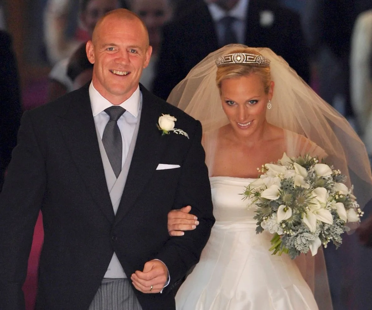 Mike and Zara Tindall wedding