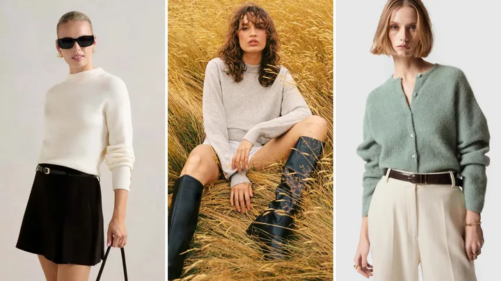 Snuggle up in the cosiest knitwear to see you through the cold season