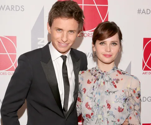 Eddie Redmayne and Felicity Jones