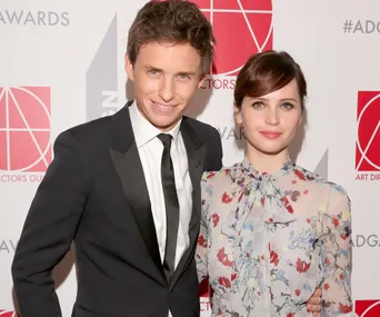 Eddie Redmayne and Felicity Jones