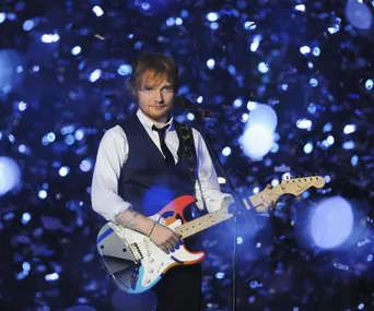 Ed Sheeran supports X Factor contestant Joe Irvine