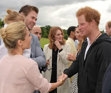 Chris Hemsworth, Prince Harry