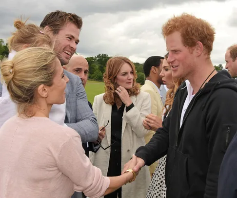 Chris Hemsworth, Prince Harry