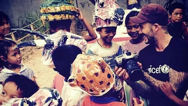 David Beckham travels to Cambodia for UNICEF