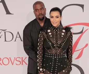Kim Kardashian and Kanye West