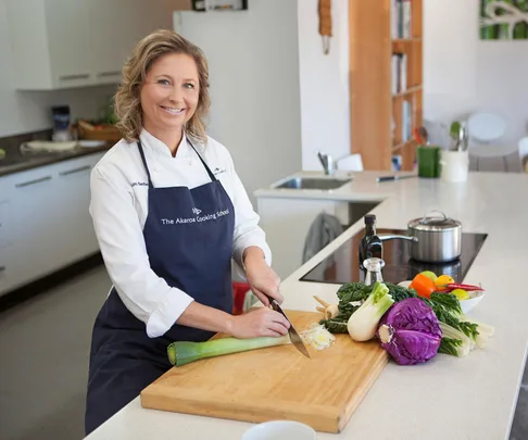 Lou Bentley from IT business analyst to opening The Akaroa Cooking School; following her cooking dreams.