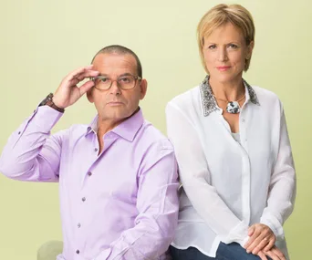 Paul Henry and Hilary Barry