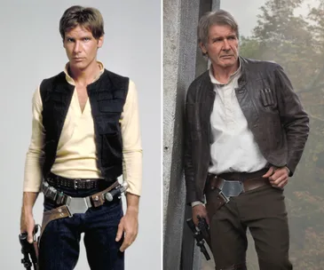 The cast of Star Wars: Then and now