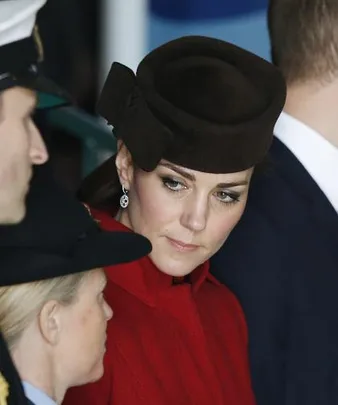 Kate Middleton and diamond earing
