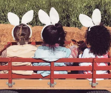 Hop to it! See how the stars celebrate Easter