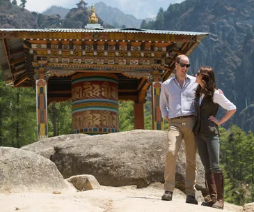 William and Kate share secret PDA