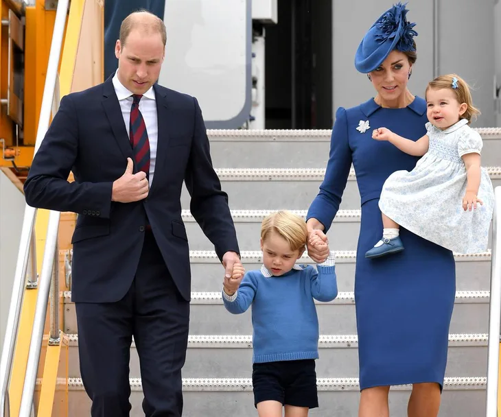 Prince George steals the show as the royal family touch down in Canada