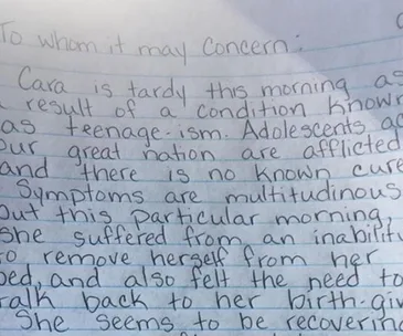Is this mum’s note good parenting or kid-shaming?