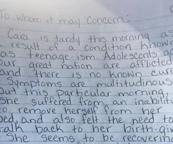 Is this mum’s note good parenting or kid-shaming?