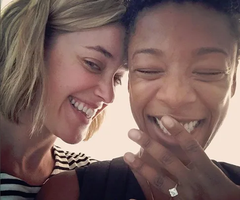 Samara Wiley engaged