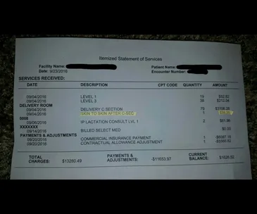 Hospital charges parents $39.95 to hold their newborn baby