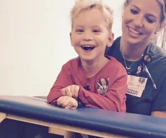 WATCH: Four-year-old boy with cerebral palsy walks for the first time