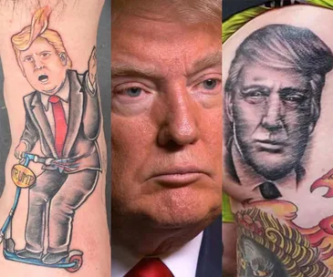 Americans are getting ‘interesting’ tattoos of Donald Trump