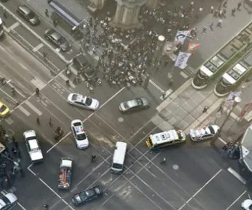 Four dead, 30 injured as car ploughs through pedestrians in Melbourne CBD