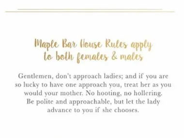New bar forbids men from approaching women