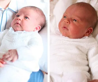 Prince Louis and Princess Charlotte 