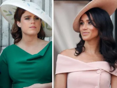 Princess Eugenie and Meghan Markle