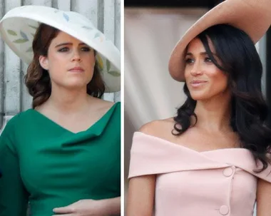 Princess Eugenie and Meghan Markle