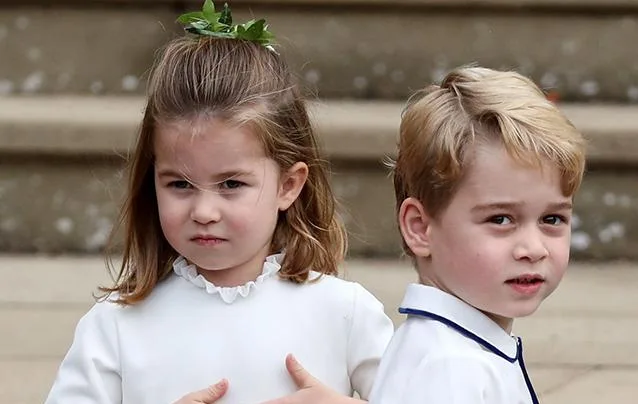 Princess Charlotte and Prince George