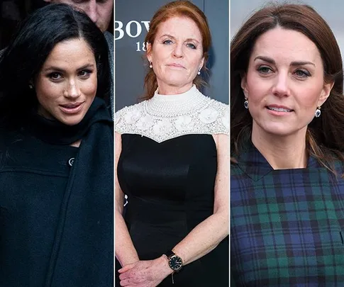 Meghan Markle Sarah Ferguson Kate Middleton