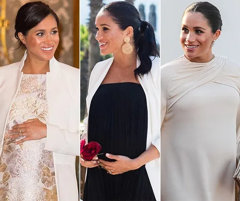 meghan markle maternity style
