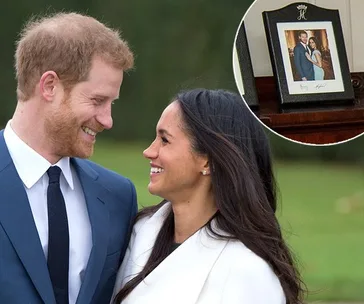 Eagle-eyed royal fans spot an unreleased photo of Duchess Meghan and Prince Harry in this latest pic