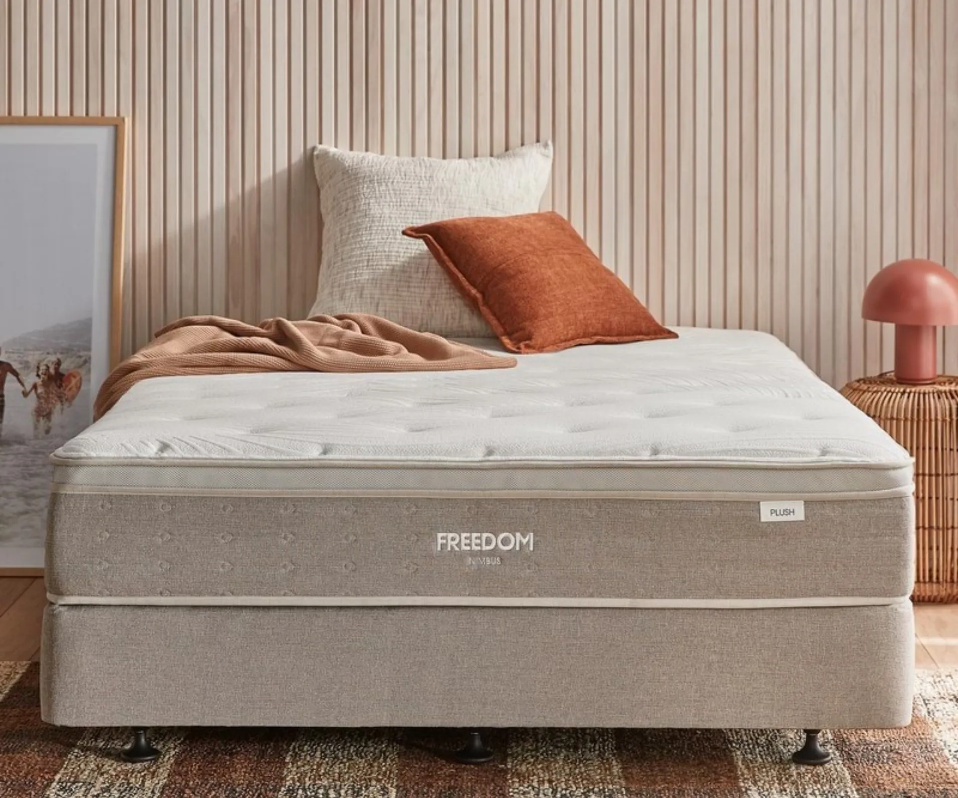 Freedom Nimbus Mattress on bed base