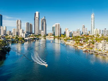 Aerial view of Surfers Paradise