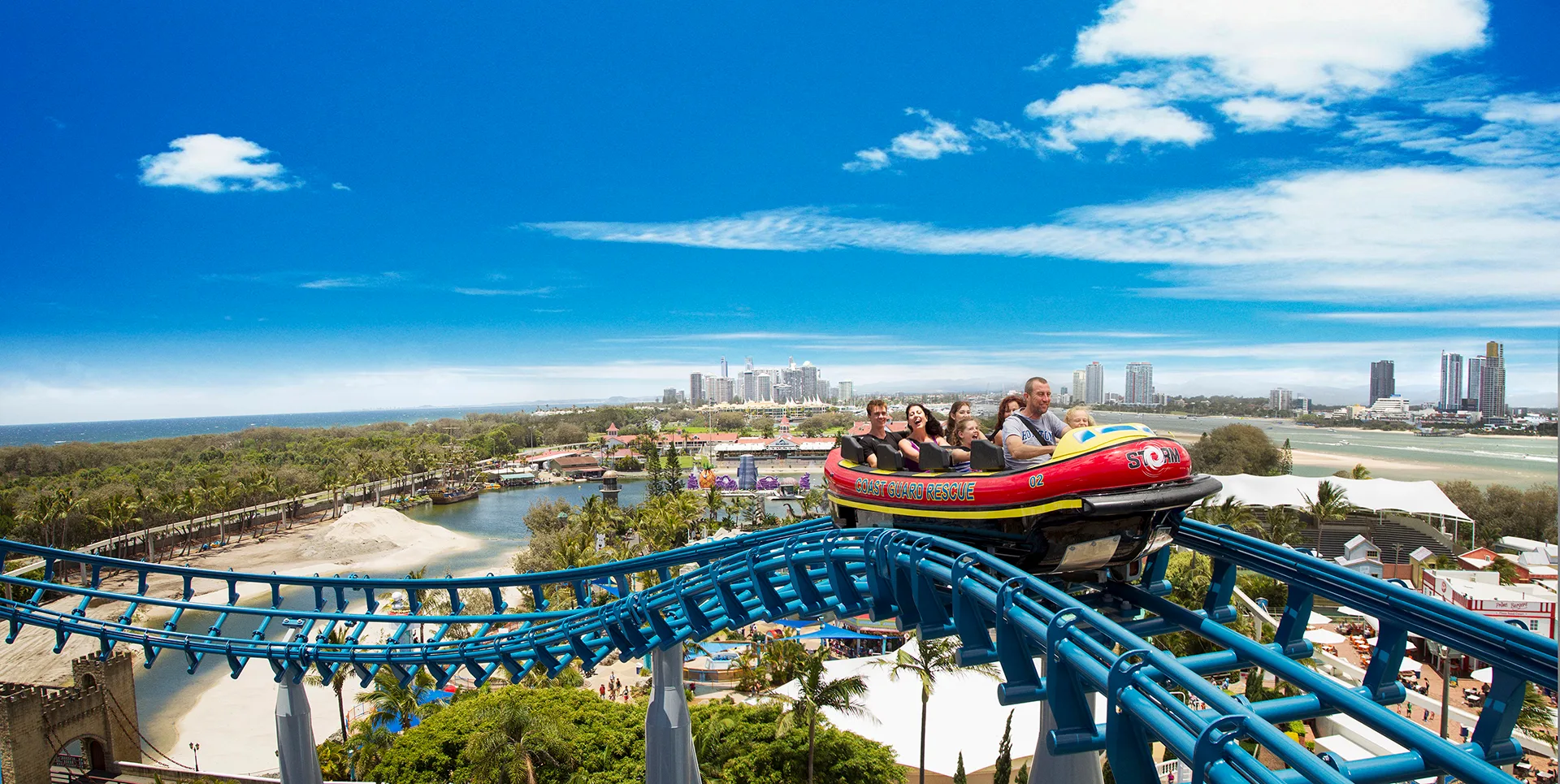 Rollercoaster at Movie World