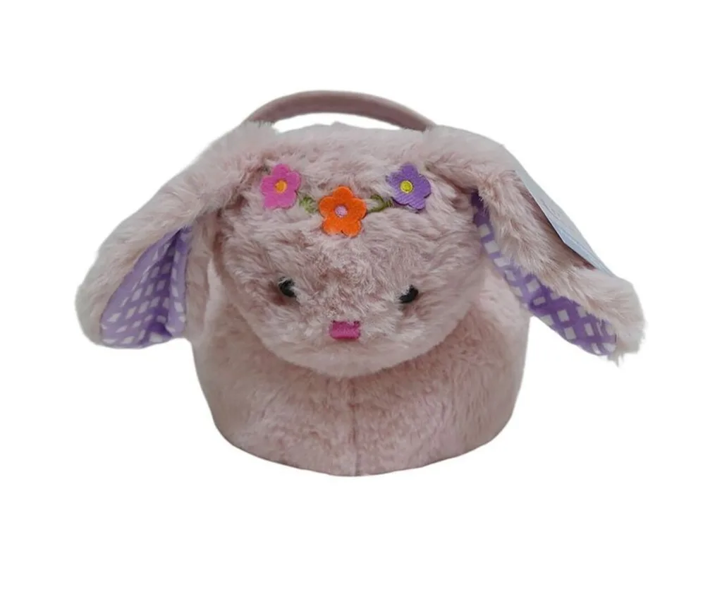 Toy bunny-shaped Easter Basket