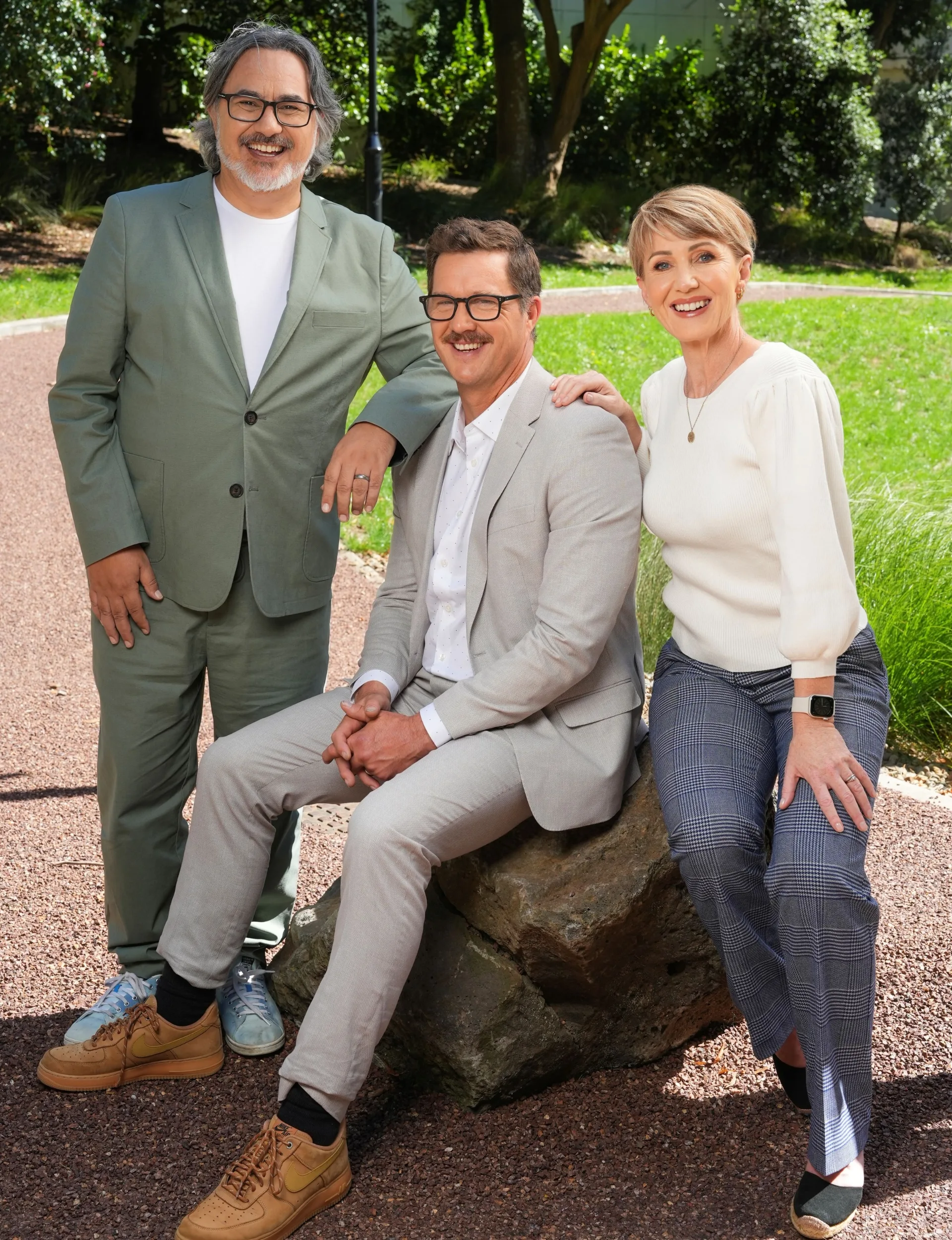 Ingrid Hipkiss and the Morning Report team