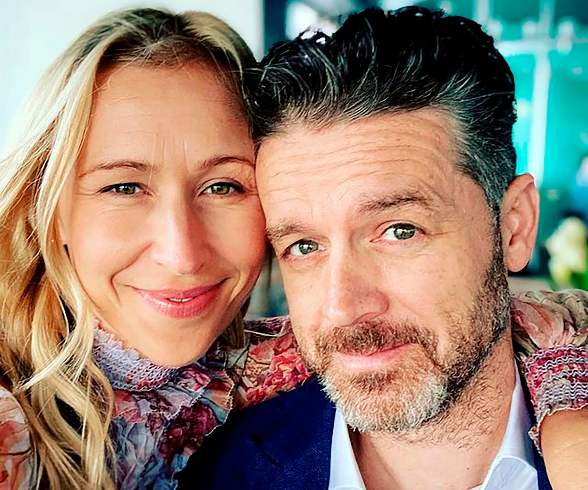 A selfie of Jock and wife Lauren