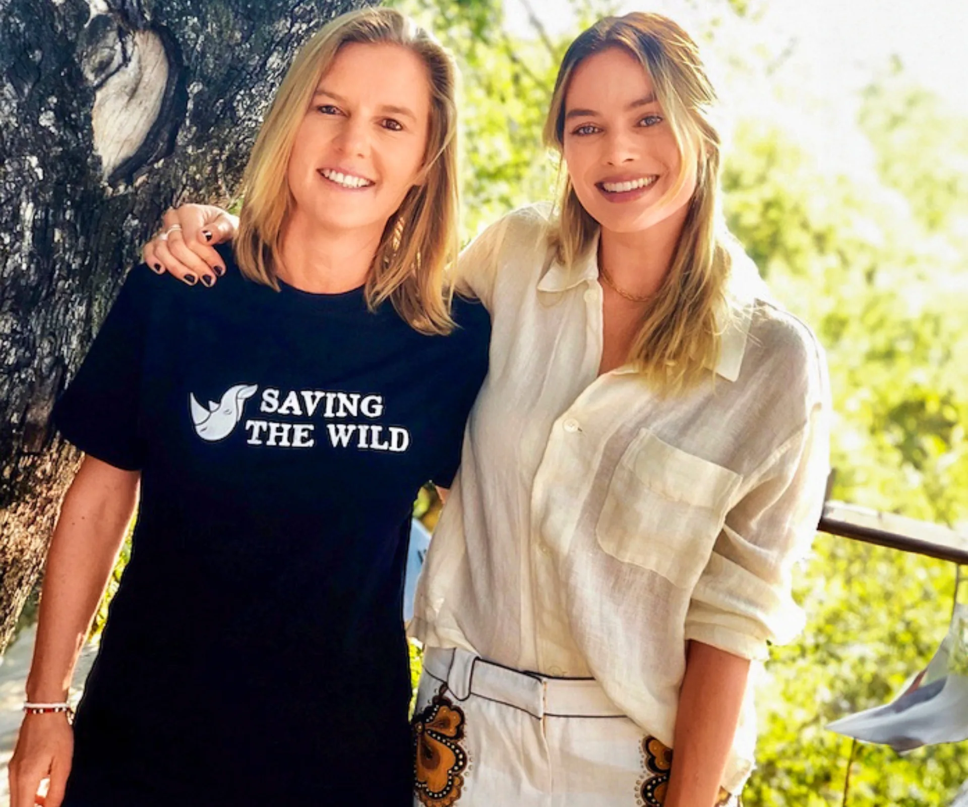 Jamie Joseph and Margot Robbie