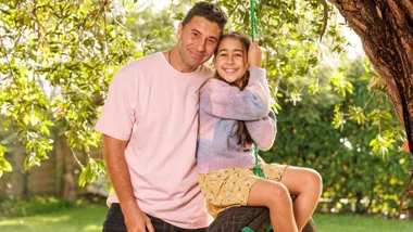 Actor Xavier Horan tells all on acting with his daughter, Peyton