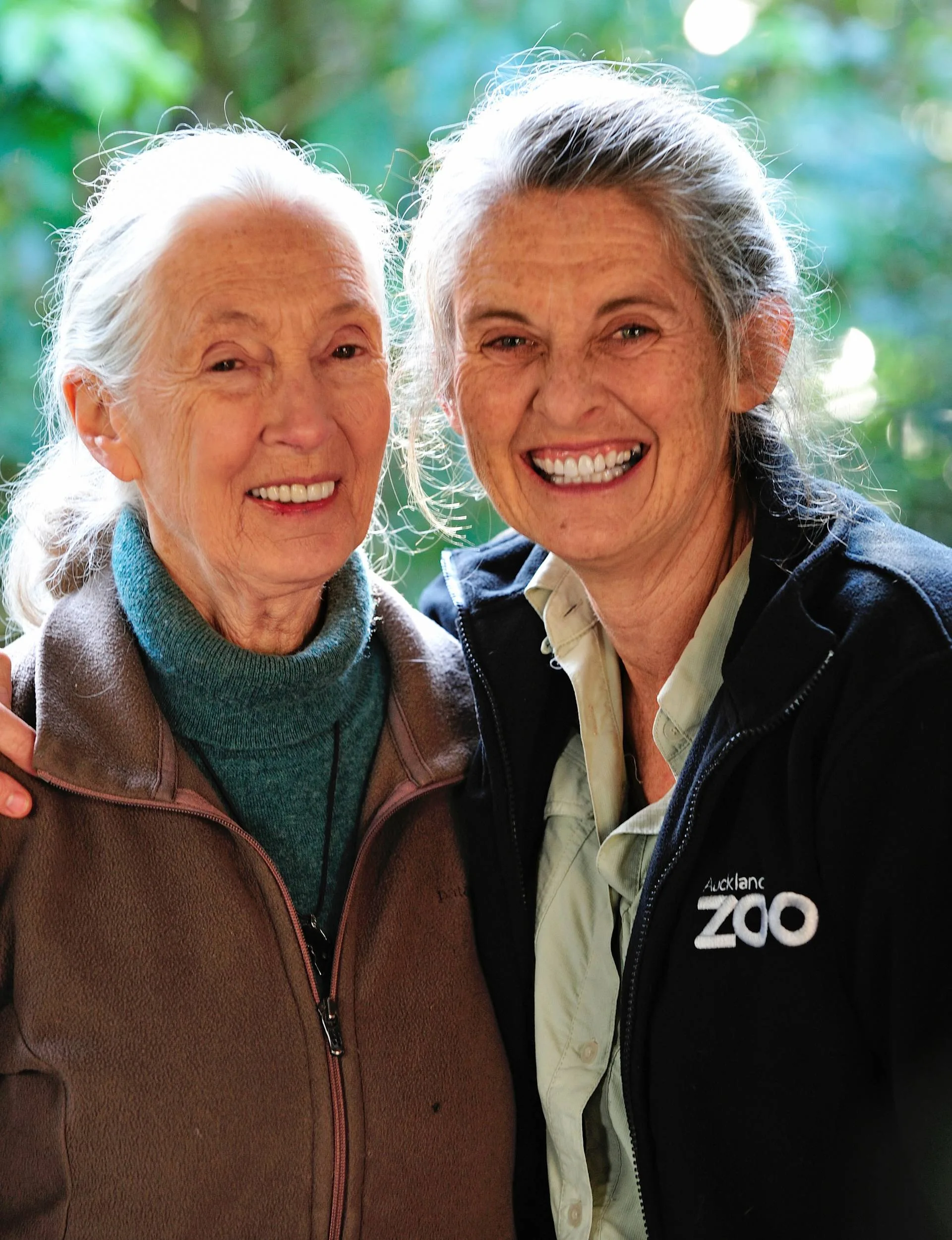 Christine Tintinger and Jane Goodall